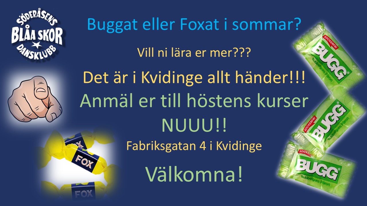Anmäl er till höstens kurser NUUU!!!