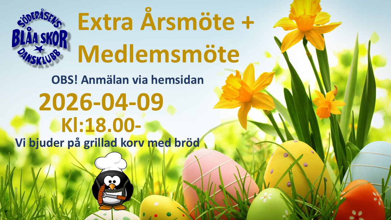 Extra Årsmöte + Medlemsmöte 206-04-09